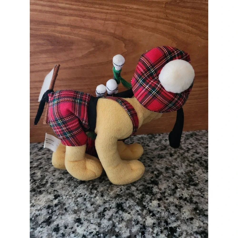 Vintage‎ Disney World Scottish Pluto Bean Bag Plush 10